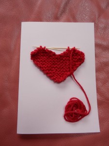My knitted valentine